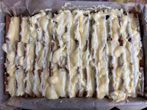 Ciasto budyniowy przekładaniec