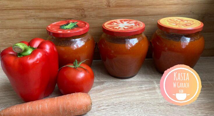 Domowy sos spaghetti w słoikach