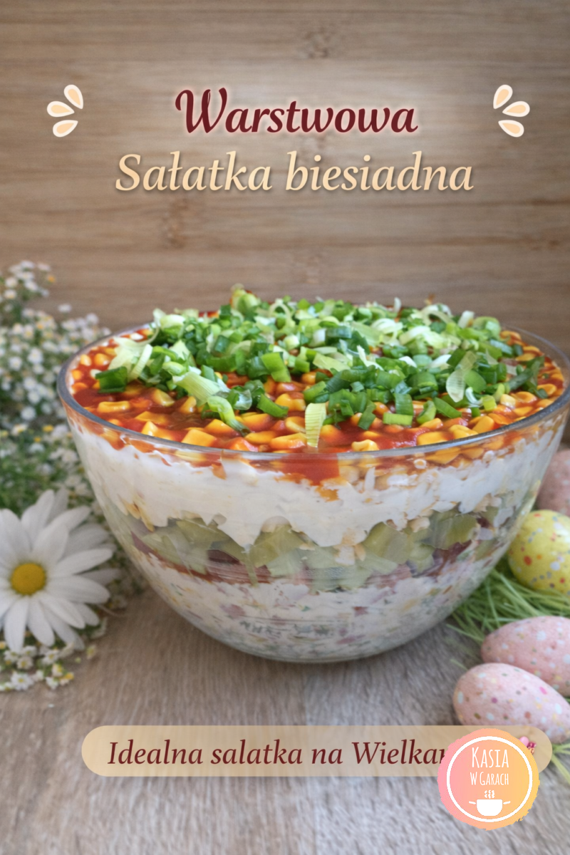 Warstwowa sałatka biesiadna