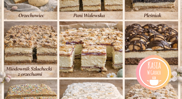 10 najlepszych ciast na Wielkanoc – sprawdzone hity, które znikają ze stołu jako pierwsze